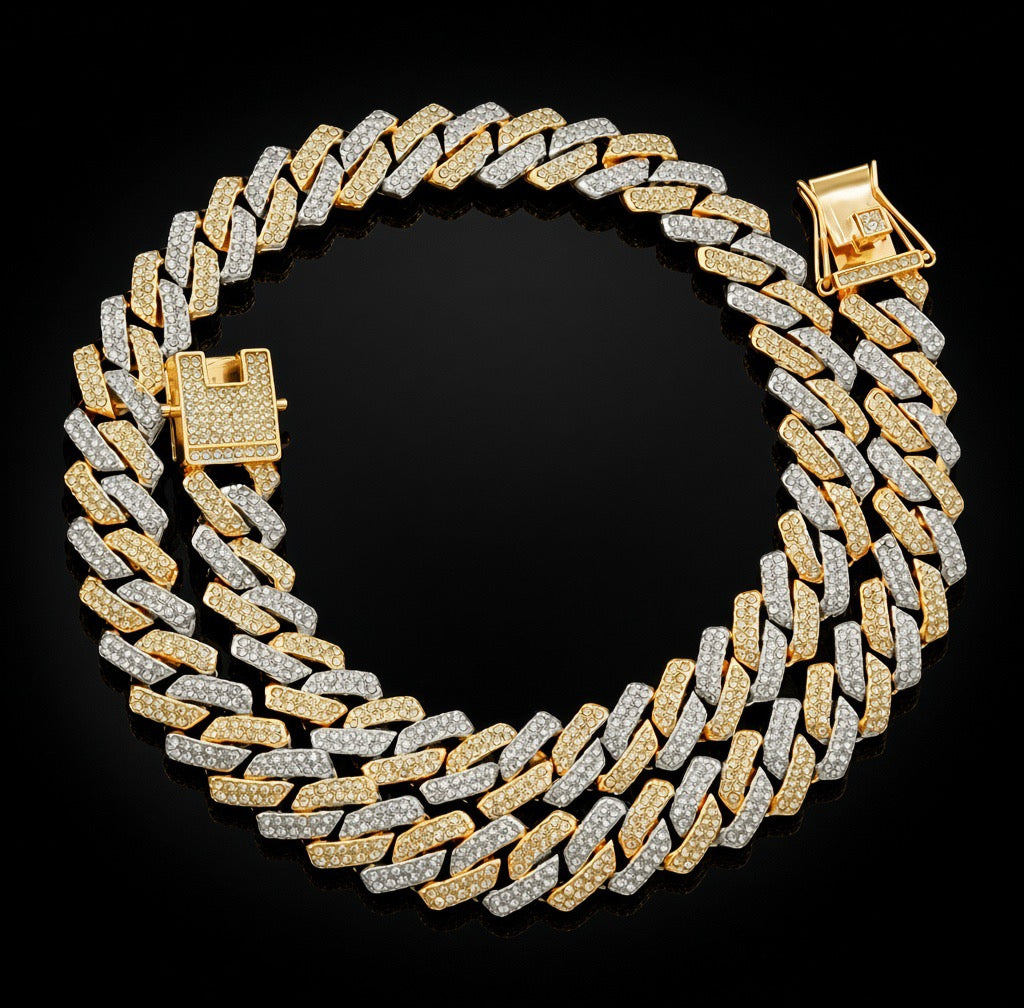 Collier Cuban Link Iced-Out — DRIPP