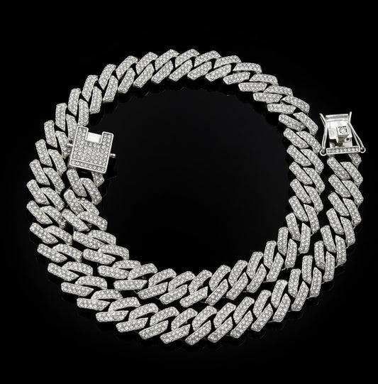 Collier Cuban Link Iced-Out — DRIPP