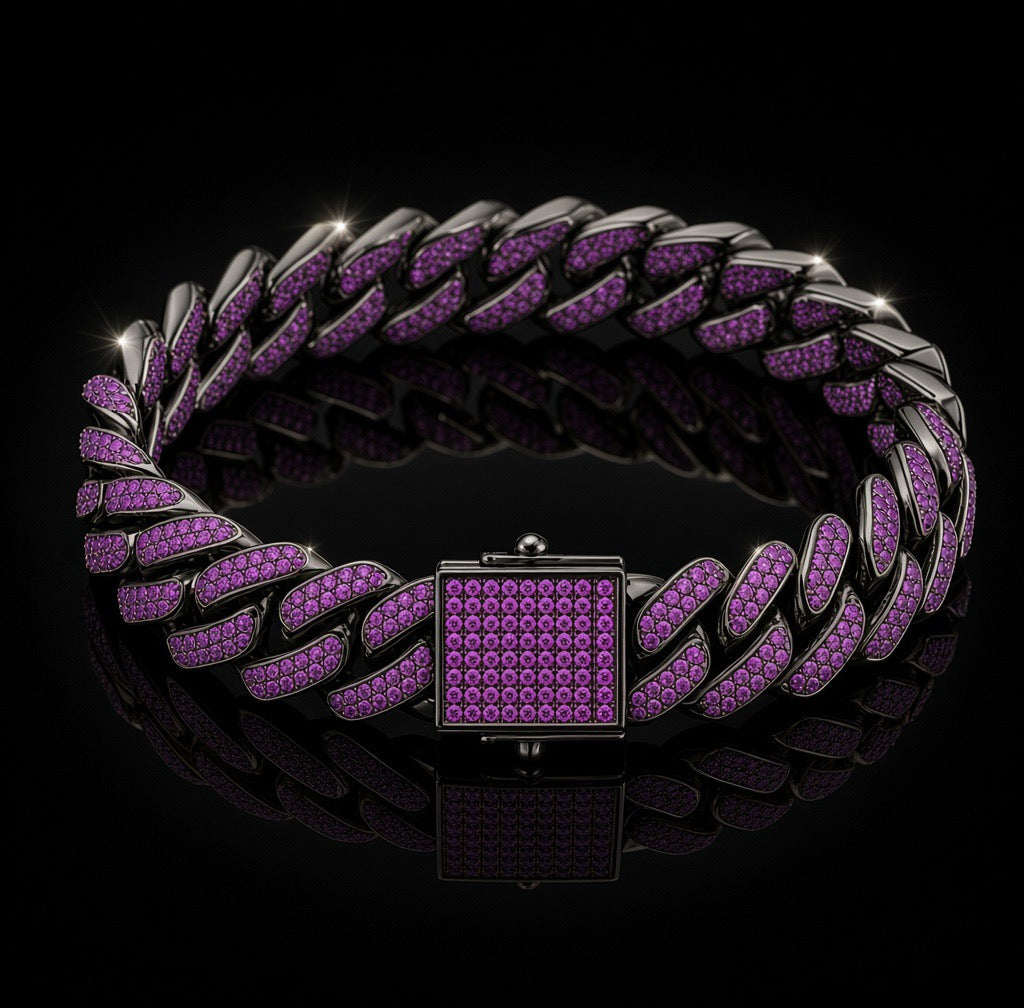 Bracelet Cuban Link Iced-Out — DRIPP