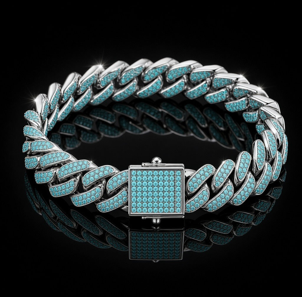 Bracelet Cuban Link Iced-Out — DRIPP