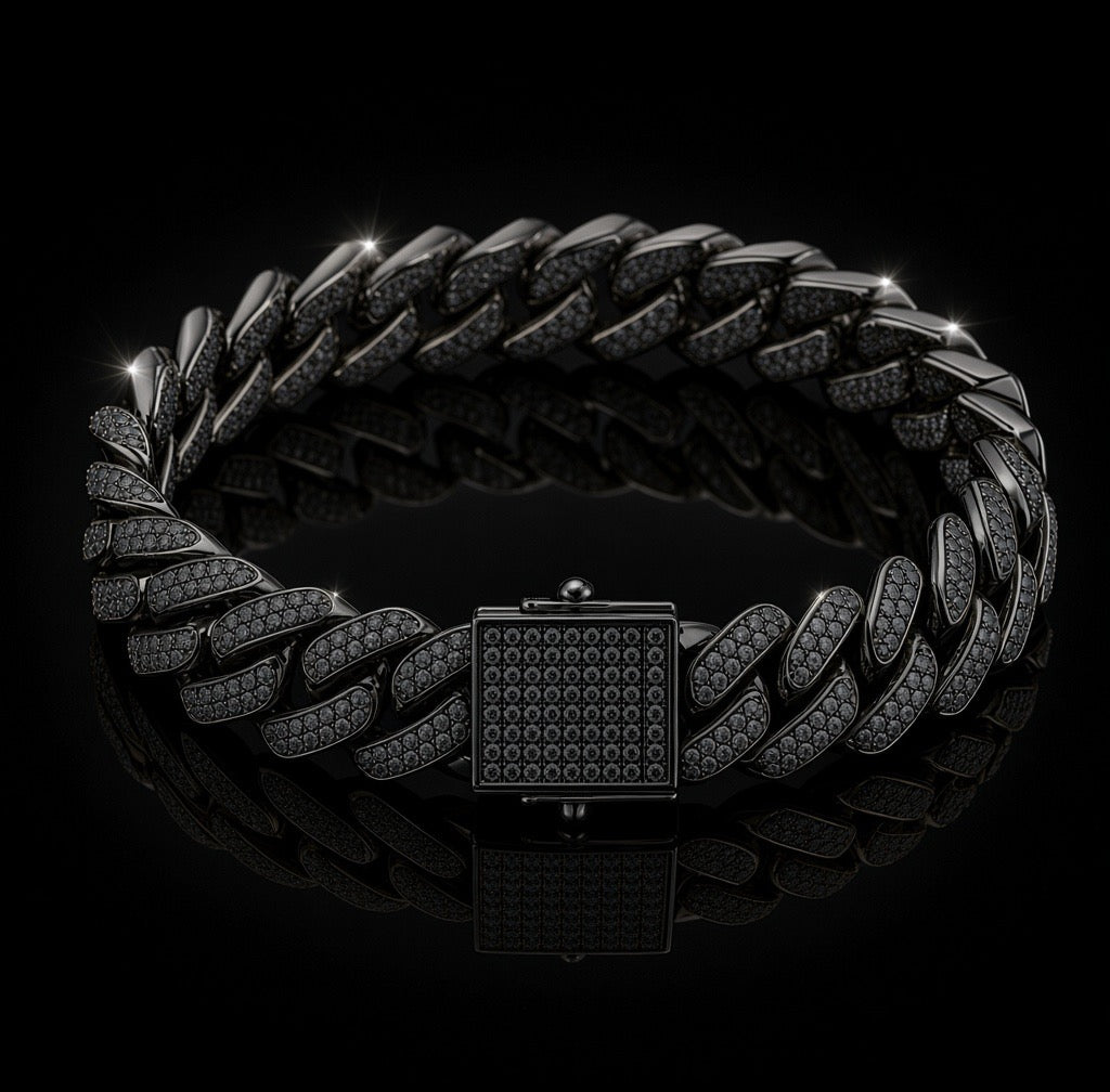 Bracelet Cuban Link Iced-Out — DRIPP