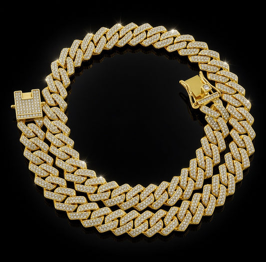 Collier Cuban Link Iced-Out — DRIPP