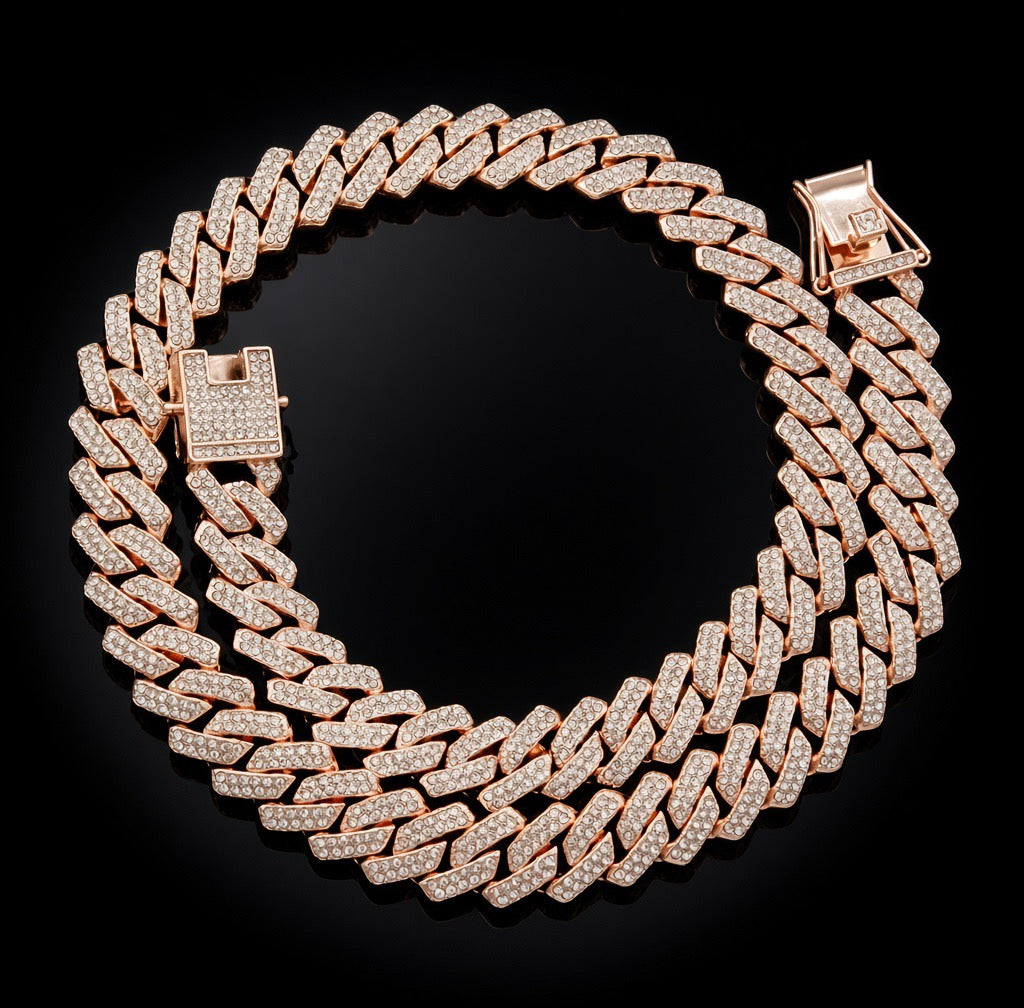 Collier Cuban Link Iced-Out — DRIPP