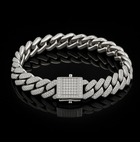 Bracelet Cuban Link Iced-Out — DRIPP